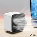 2024 New Portable USB Chargeable Mini 3 Gear Air Conditioner Cooler Fan Air Conditioner Air Cooling Fan Office Desktop Fan